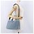 PRADA Handtasche aus Stroh 2way Hellblau Gold Auth 197472A Golden - Ansicht 26