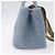 PRADA Handtasche aus Stroh 2way Hellblau Gold Auth 197472A Golden - Ansicht 4