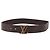 LOUIS VUITTON Utah Ceinture LV Initials Belt "80/32" M6902U Auth BA14918 Marrone