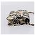 Borsa a tracolla CHANEL Checker Flag Chain Canvas Beige Gold CC Auth 197010SAM D'oro - vista 4