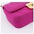 Borsa a tracolla CHANEL Matelasse con catena in jersey di cotone Pink Gold CC Auth 198735M Rosa D'oro - vista 14