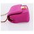 Borsa a tracolla CHANEL Matelasse con catena in jersey di cotone Pink Gold CC Auth 198735M Rosa D'oro - vista 3