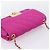Borsa a tracolla CHANEL Matelasse con catena in jersey di cotone Pink Gold CC Auth 198735M Rosa D'oro - vista 6
