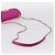 Borsa a tracolla CHANEL Matelasse con catena in jersey di cotone Pink Gold CC Auth 198735M Rosa D'oro - vista 7