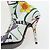 GUCCI x BALENCIAGA The Hacker Project Florale Long Heels aus Canvas Auth am12373SAM Mehrfarben - Ansicht 7