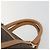 Céline Borsa Boston CELINE Macadam Canvas PVC Leather Brown Gold Auth 198748 Marrone D'oro - vista 8