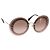Gafas de sol Miu Miu Metal Pink Gold Auth 196725M Rosa Dorado