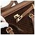 Borsa a mano GUCCI in camoscio marrone tono oro Auth ep15706 - vista 10