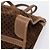 Borsa a mano GUCCI in camoscio marrone tono oro Auth ep15706 - vista 15