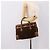 Borsa a mano GUCCI in camoscio marrone tono oro Auth ep15706 - vista 19