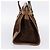 Borsa a mano GUCCI in camoscio marrone tono oro Auth ep15706 - vista 3