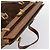 Borsa a mano GUCCI in camoscio marrone tono oro Auth ep15706 - vista 6