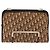 Borsa a tracolla Christian Dior Trotter Canvas Beige Gold Tone Auth 198508 - vista 13