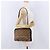 Borsa a tracolla Christian Dior Trotter Canvas Beige Gold Tone Auth 198508 - vista 21