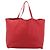 Céline Borsa Tote Horizontal Cabas CELINE in pelle rossa e oro Auth 198719 Rosso D'oro - vista 13