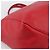 Céline Borsa Tote Horizontal Cabas CELINE in pelle rossa e oro Auth 198719 Rosso D'oro - vista 14