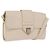 Borsa a tracolla SAINT LAURENT in pelle White Gold Auth BA15275 Bianco D'oro
