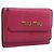 Portafoglio Compatto Miu Miu Pelle Rosa Oro Auth 198809A D'oro