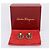 Orecchini Salvatore Ferragamo Gancini Metal Gold Tone Auth am12454V - vista 12