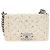 CHANEL Matelasse Boy Chanel Kettentasche aus Leder Weiß Silber CC Auth 196378M - Ansicht 13