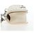 CHANEL Matelasse Boy Chanel Kettentasche aus Leder Weiß Silber CC Auth 196378M - Ansicht 3