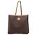 Céline Borsa Tote CELINE Macadam Canvas PVC Pelle Brown Gold Auth mr2820 Marrone D'oro - vista 13