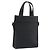 Borsa a mano FENDI Go-To Shopper in pelle nera e argento autentica mr2832 Nero