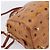 Borsa Boston MCM Logogram Vicetos PVC Leather 2way Brown Gold Auth 198253 Marrone D'oro - vista 10