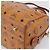 Borsa Boston MCM Logogram Vicetos PVC Leather 2way Brown Gold Auth 198253 Marrone D'oro - vista 17