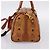 Borsa Boston MCM Logogram Vicetos PVC Leather 2way Brown Gold Auth 198253 Marrone D'oro - vista 4