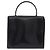 Céline CELINE Handtasche aus Leder Schwarz Goldfarben Auth 198516V - Ansicht 2