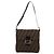 Borsa a tracolla FENDI Zucca Canvas Mamma Baguette Marrone Nero Auth 198709A - vista 13
