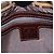 Borsa a tracolla FENDI Zucca Canvas Mamma Baguette Marrone Nero Auth 198709A - vista 18