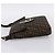 Borsa a tracolla FENDI Zucca Canvas Mamma Baguette Marrone Nero Auth 198709A - vista 3
