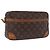 LOUIS VUITTON Monogram Compiegne 28 Clutch Bag M51845 LV Auth BA15142 Monogramma