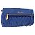 Borsa a spalla Miu Miu Matelassé in pelle 2way Blu Tono Oro Auth 198657A