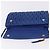 Borsa a spalla Miu Miu Matelassé in pelle 2way Blu Tono Oro Auth 198657A - vista 10