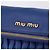 Borsa a spalla Miu Miu Matelassé in pelle 2way Blu Tono Oro Auth 198657A - vista 17