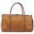 Borsa MCM Vicetos Boston PVC Pelle Marrone Tono Oro Auth 195757 - vista 2