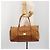 Borsa MCM Vicetos Boston PVC Pelle Marrone Tono Oro Auth 195757 - vista 21
