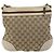 GUCCI GG Canvas Web Sherry Line Schultertasche Beige Gold 257065 Auth 194292 Golden - Ansicht 2