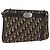 Borsa a tracolla Christian Dior Trotter Canvas Navy Gold Auth BA15147 D'oro Blu navy