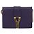 Borsa a tracolla con catena SAINT LAURENT in pelle viola tono oro 311215 Auth BA14810V Porpora - vista 13