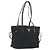 Borsa Tote PRADA Nylon Nero Tono Oro Auth 198624