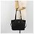 Borsa Tote PRADA Nylon Nero Tono Oro Auth 198624 - vista 24