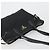 Borsa Tote PRADA Nylon Nero Tono Oro Auth 198624 - vista 6