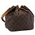 LOUIS VUITTON Borsa a tracolla Monogram Petit Noe M42226 LV Auth 198307A Monogramma