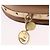 Chloé Borsa a mano Chloe Nile Minaudière Vernice Beige Tono Oro Auth 198468A - vista 17