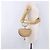Chloé Borsa a mano Chloe Nile Minaudière Vernice Beige Tono Oro Auth 198468A - vista 22
