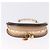 Chloé Borsa a mano Chloe Nile Minaudière Vernice Beige Tono Oro Auth 198468A - vista 5
